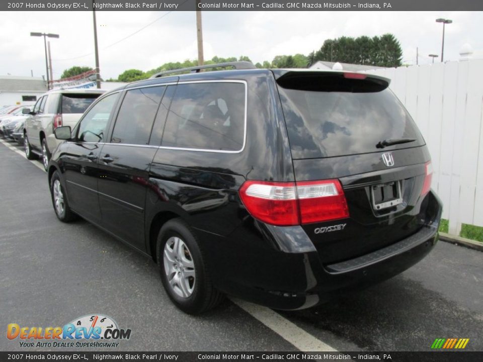 2007 Honda Odyssey EX-L Nighthawk Black Pearl / Ivory Photo #4
