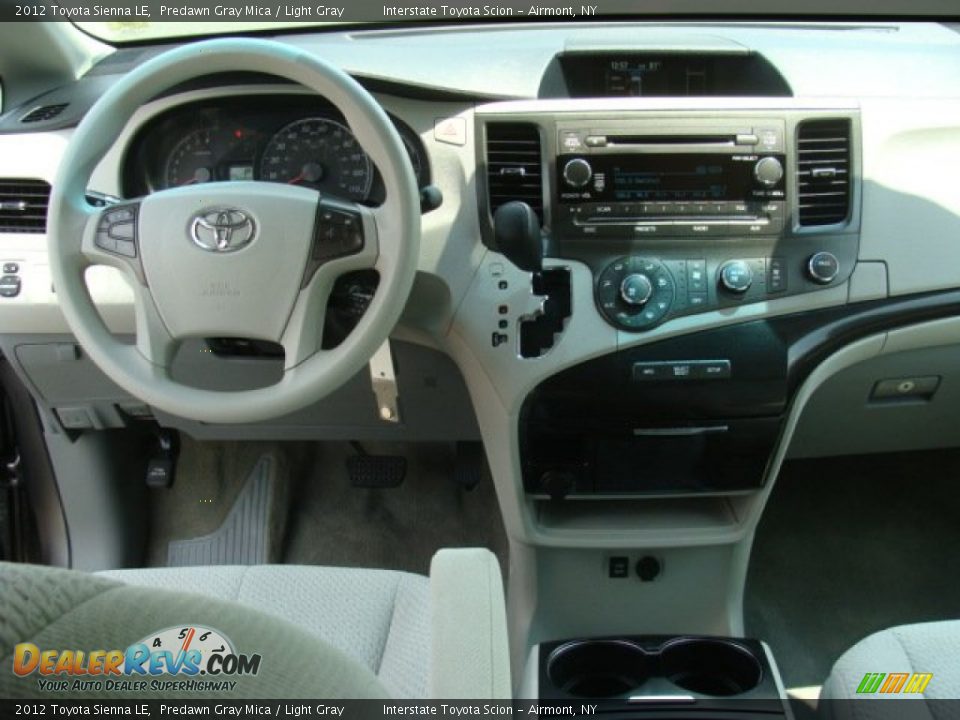 2012 Toyota Sienna LE Predawn Gray Mica / Light Gray Photo #10
