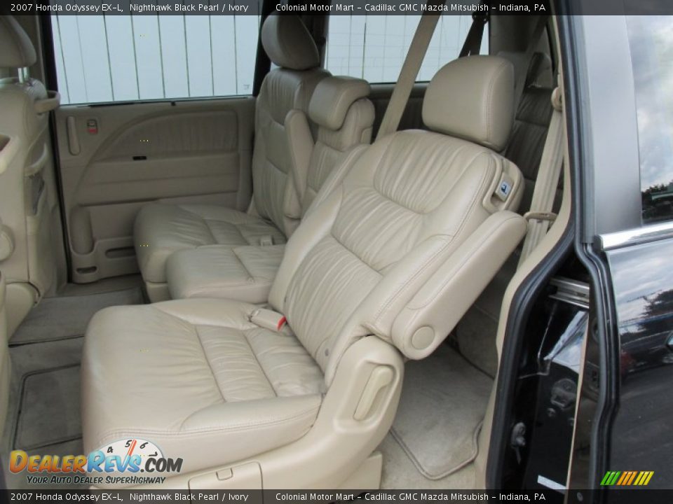 2007 Honda Odyssey EX-L Nighthawk Black Pearl / Ivory Photo #13
