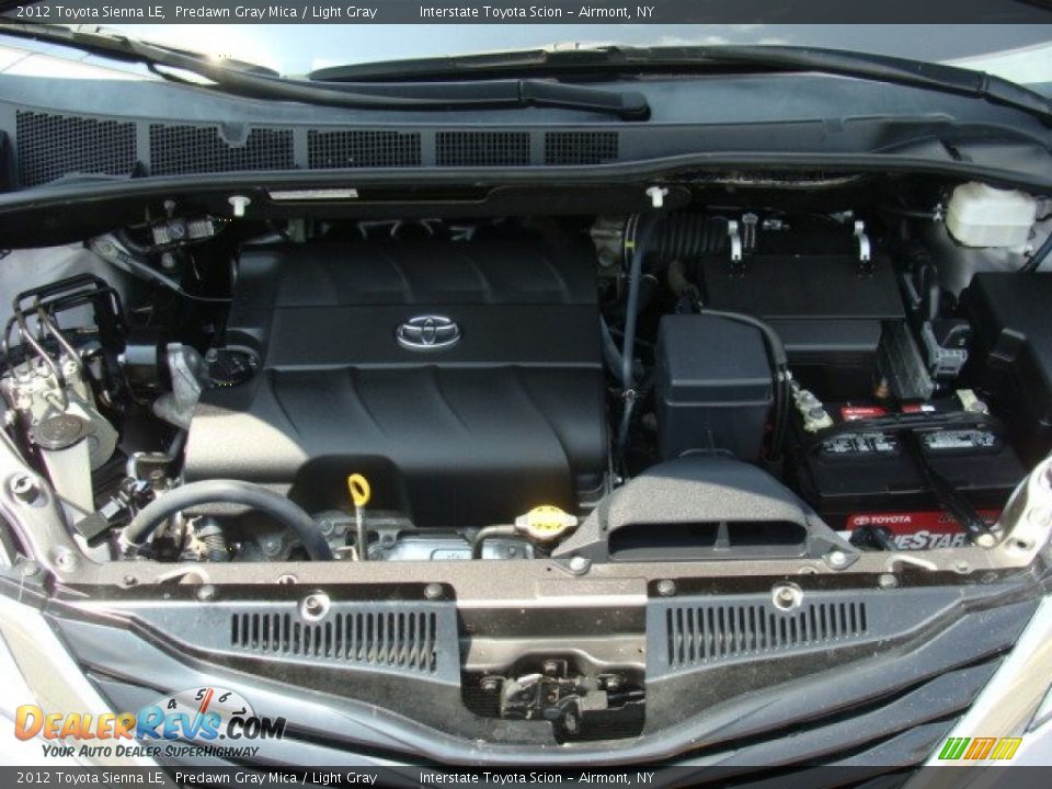 2012 Toyota Sienna LE Predawn Gray Mica / Light Gray Photo #23