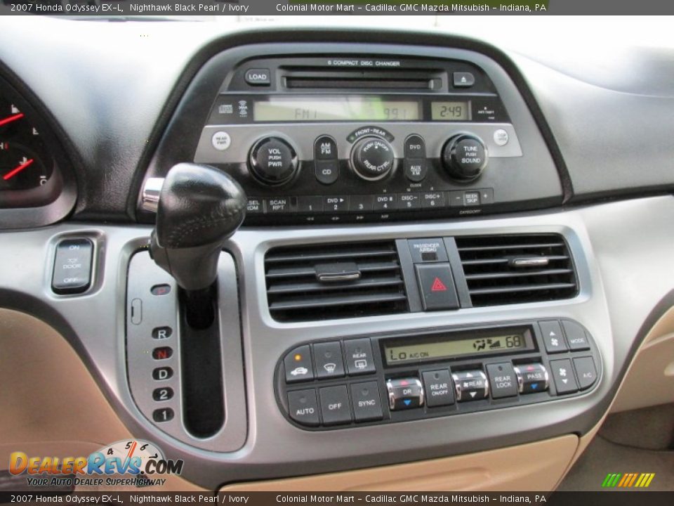 2007 Honda Odyssey EX-L Nighthawk Black Pearl / Ivory Photo #17
