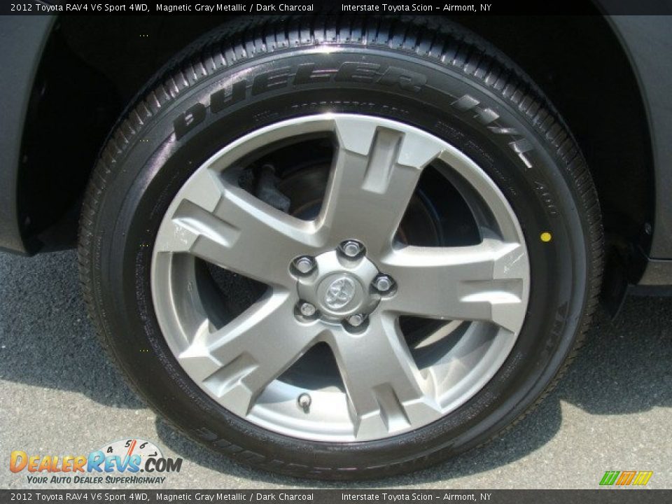 2012 Toyota RAV4 V6 Sport 4WD Magnetic Gray Metallic / Dark Charcoal Photo #21