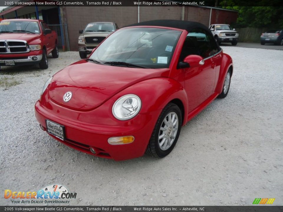 2005 Volkswagen New Beetle GLS Convertible Tornado Red / Black Photo #1