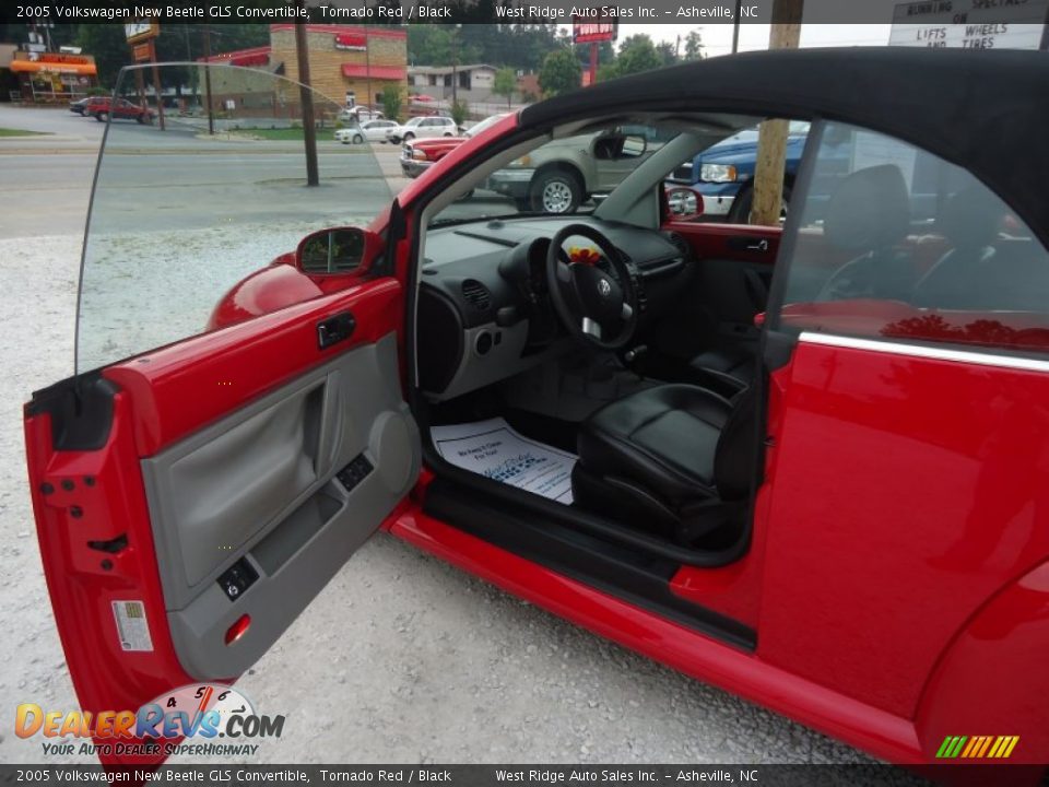 2005 Volkswagen New Beetle GLS Convertible Tornado Red / Black Photo #11
