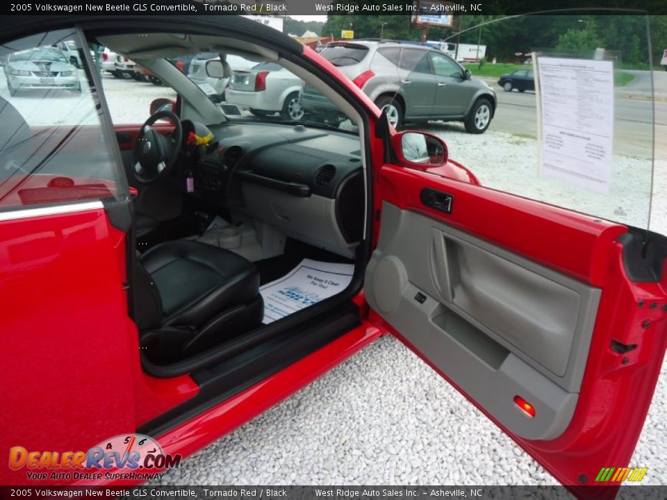 2005 Volkswagen New Beetle GLS Convertible Tornado Red / Black Photo #19