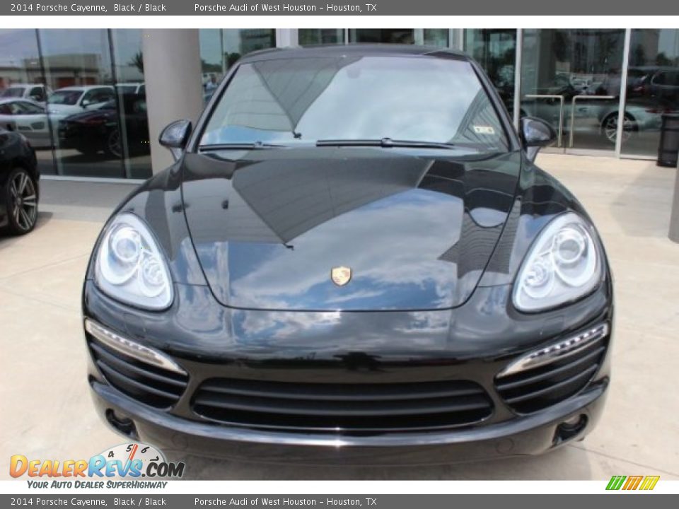 2014 Porsche Cayenne Black / Black Photo #2