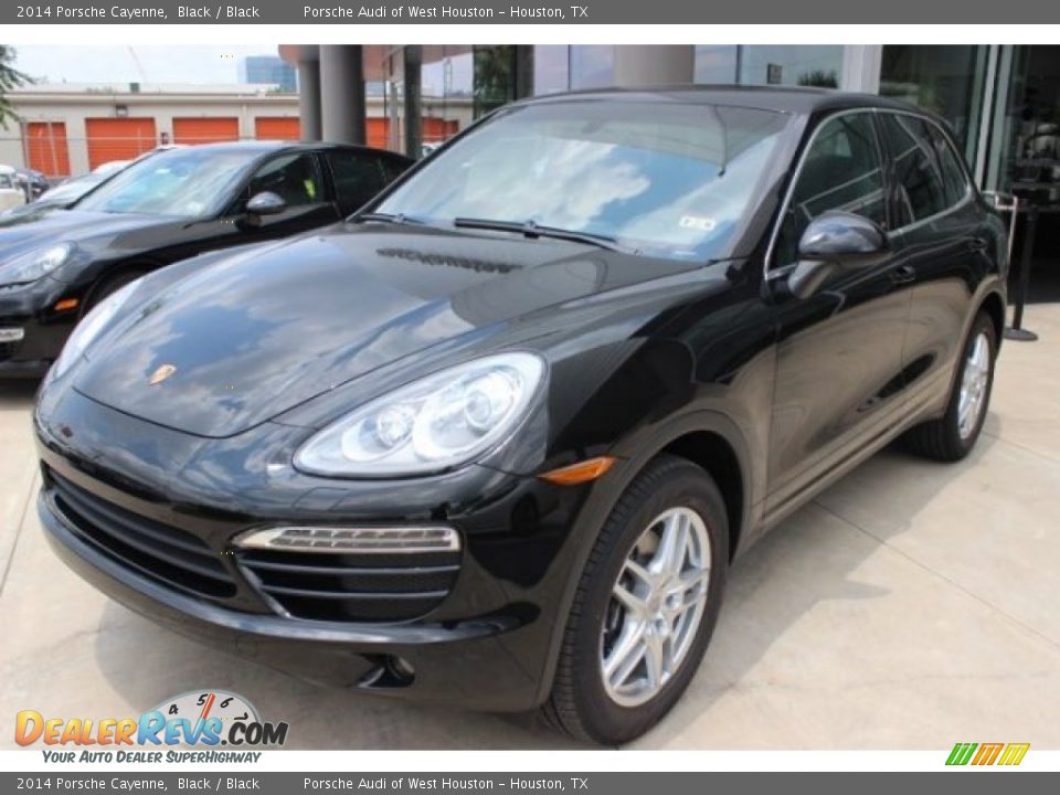 2014 Porsche Cayenne Black / Black Photo #3