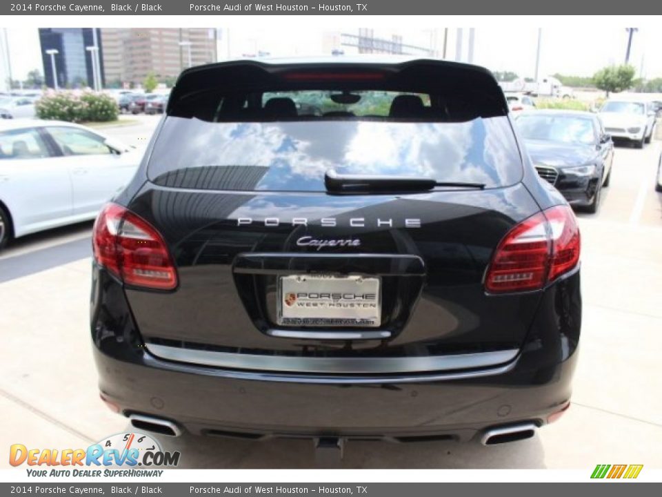 2014 Porsche Cayenne Black / Black Photo #6