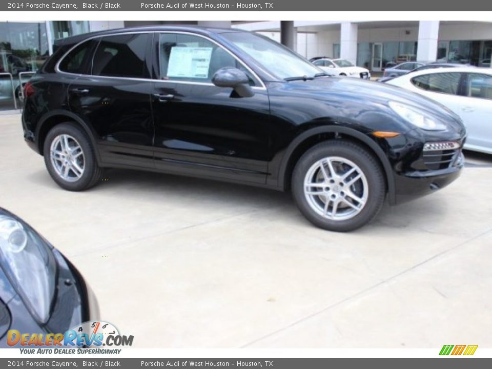 2014 Porsche Cayenne Black / Black Photo #8