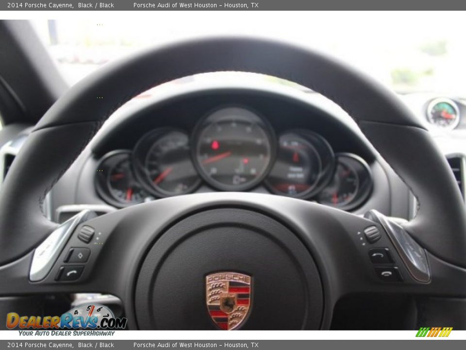 2014 Porsche Cayenne Black / Black Photo #23