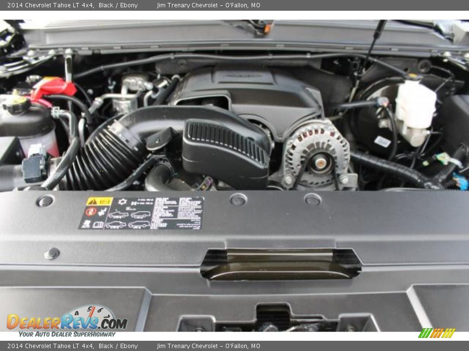 2014 Chevrolet Tahoe LT 4x4 Black / Ebony Photo #7