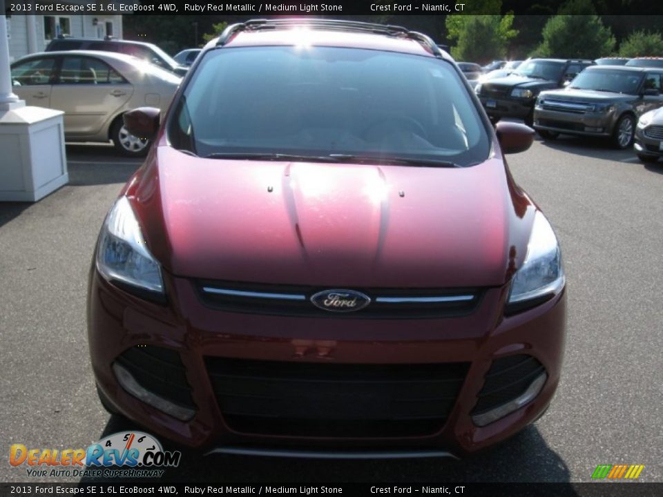 2013 Ford Escape SE 1.6L EcoBoost 4WD Ruby Red Metallic / Medium Light Stone Photo #2