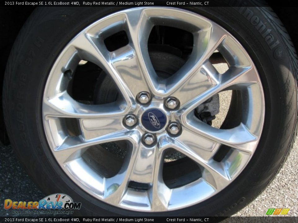 2013 Ford Escape SE 1.6L EcoBoost 4WD Ruby Red Metallic / Medium Light Stone Photo #9