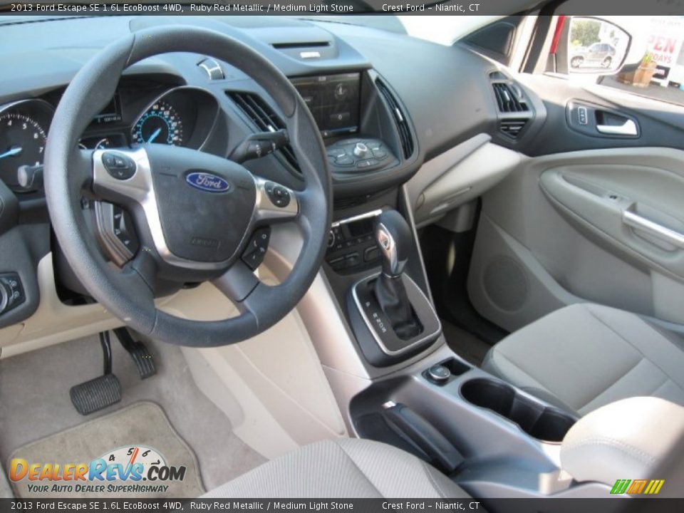 2013 Ford Escape SE 1.6L EcoBoost 4WD Ruby Red Metallic / Medium Light Stone Photo #11