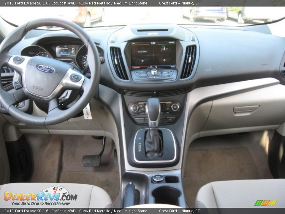 2013 Ford Escape SE 1.6L EcoBoost 4WD Ruby Red Metallic / Medium Light Stone Photo #12