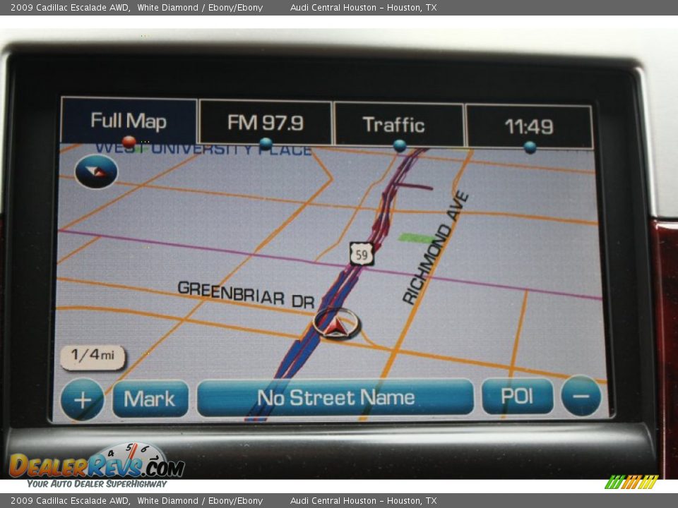 2009 Cadillac Escalade AWD White Diamond / Ebony/Ebony Photo #19