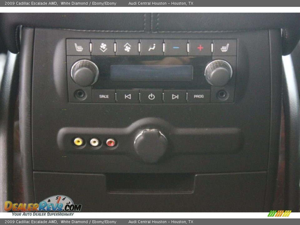 2009 Cadillac Escalade AWD White Diamond / Ebony/Ebony Photo #32