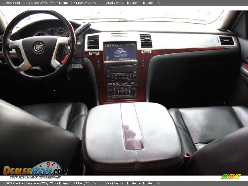 2009 Cadillac Escalade AWD White Diamond / Ebony/Ebony Photo #34
