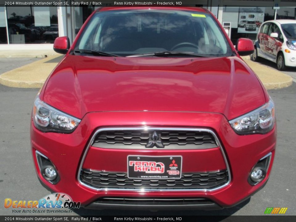 2014 Mitsubishi Outlander Sport SE Rally Red / Black Photo #2