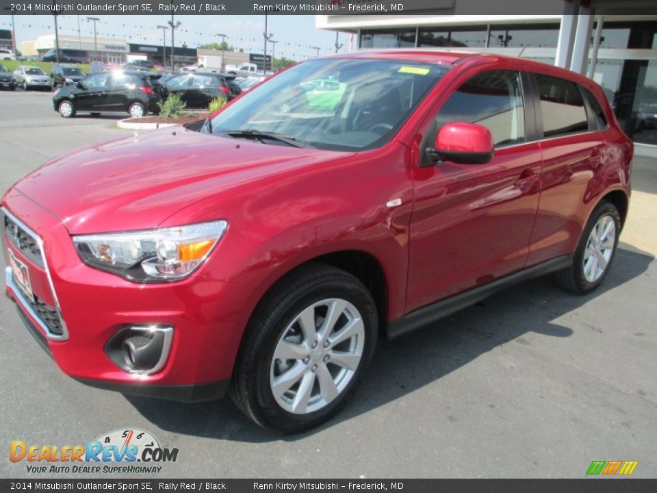 2014 Mitsubishi Outlander Sport SE Rally Red / Black Photo #3