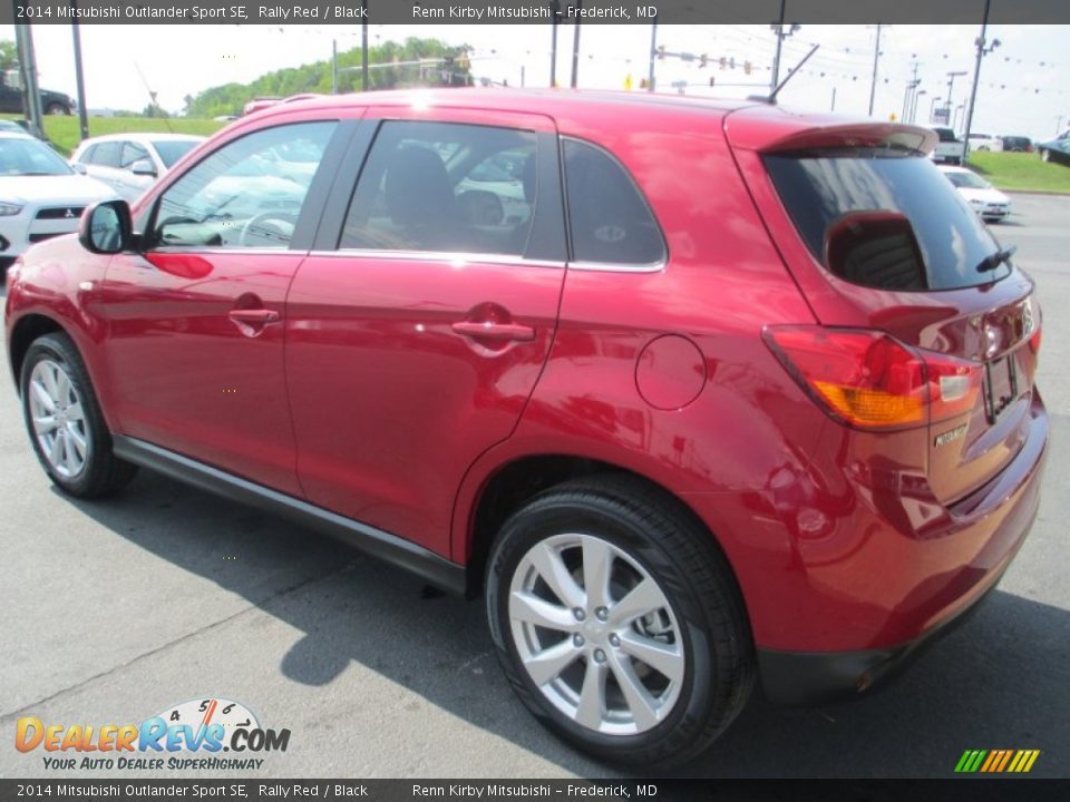 2014 Mitsubishi Outlander Sport SE Rally Red / Black Photo #5
