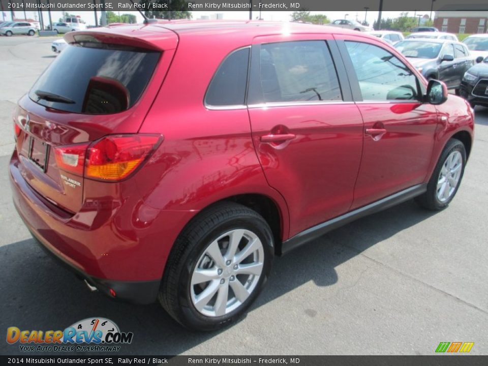 2014 Mitsubishi Outlander Sport SE Rally Red / Black Photo #7