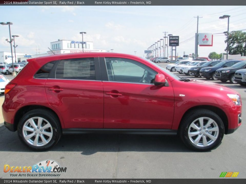 2014 Mitsubishi Outlander Sport SE Rally Red / Black Photo #8