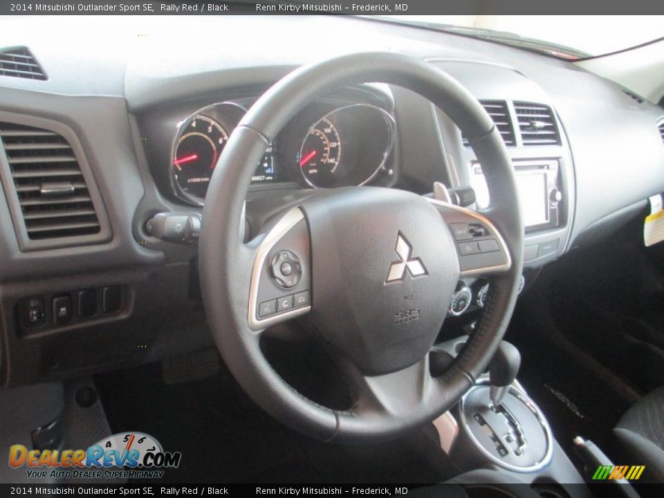 2014 Mitsubishi Outlander Sport SE Rally Red / Black Photo #12
