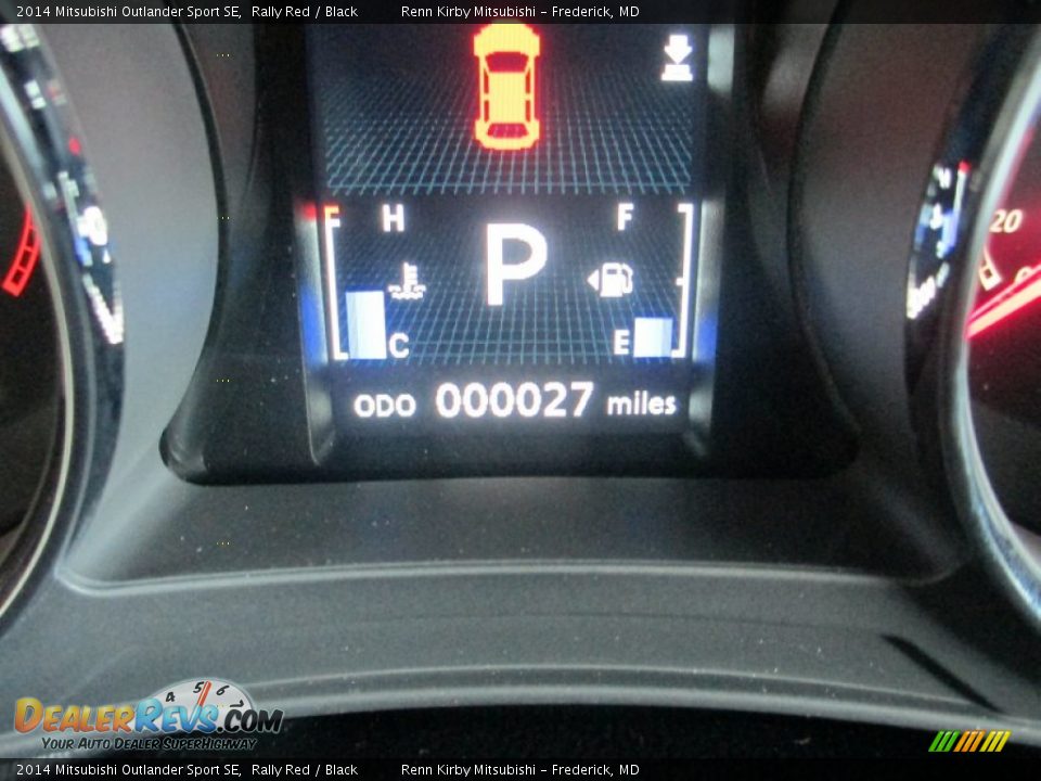 2014 Mitsubishi Outlander Sport SE Rally Red / Black Photo #16