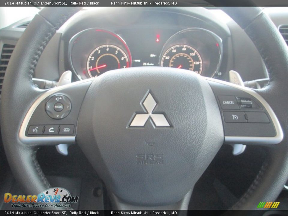 2014 Mitsubishi Outlander Sport SE Rally Red / Black Photo #21