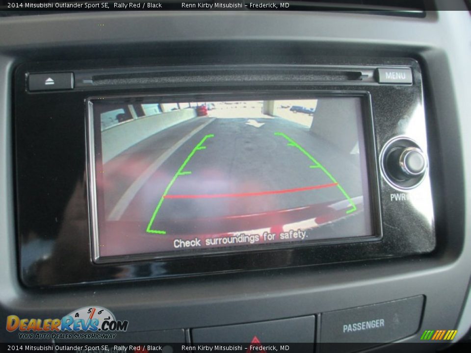 2014 Mitsubishi Outlander Sport SE Rally Red / Black Photo #23