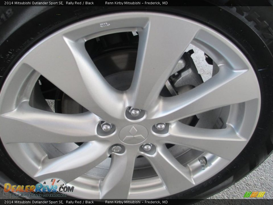 2014 Mitsubishi Outlander Sport SE Rally Red / Black Photo #32