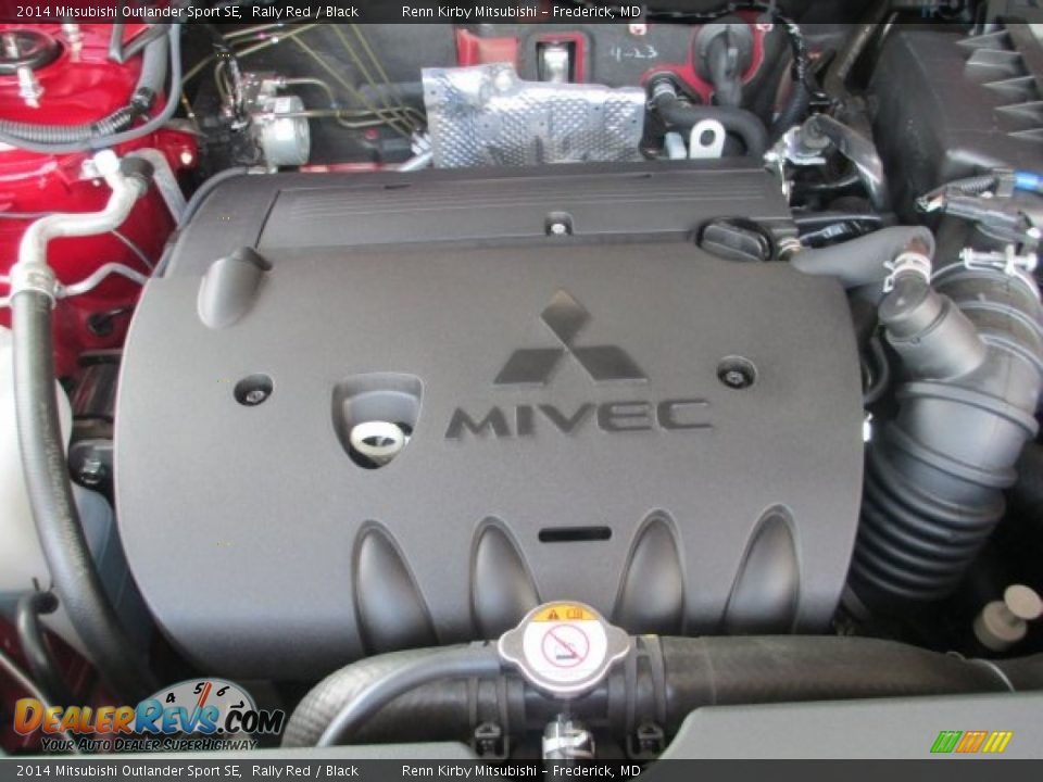 2014 Mitsubishi Outlander Sport SE Rally Red / Black Photo #33