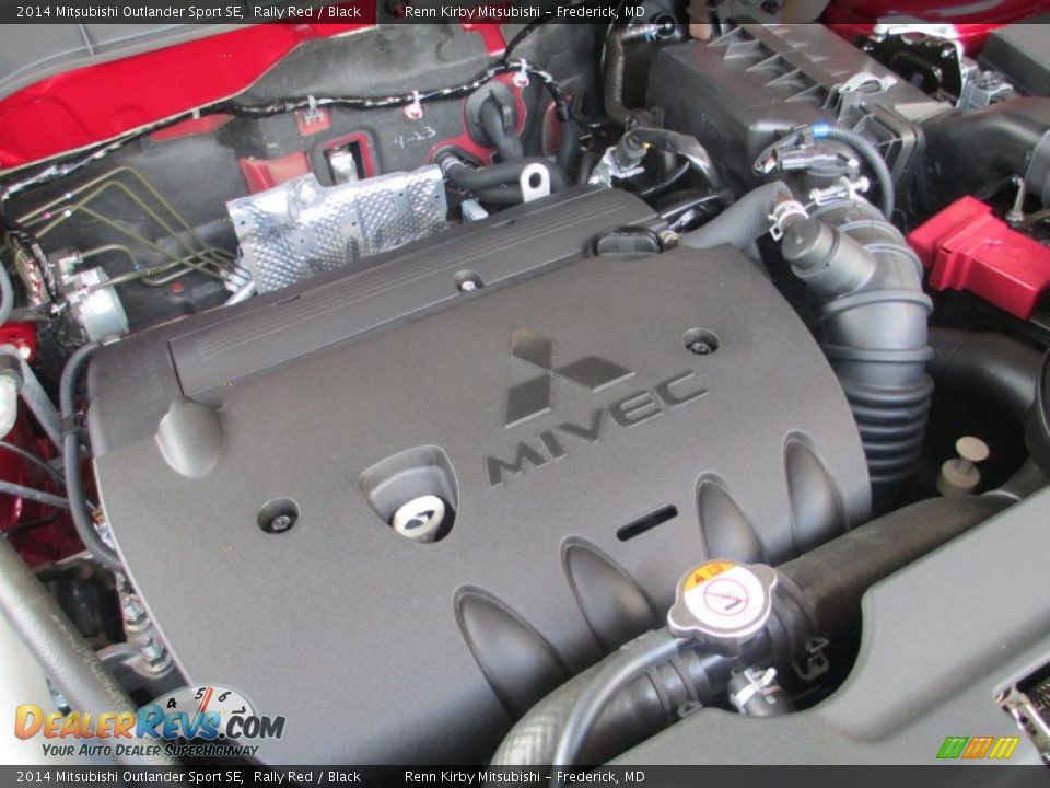 2014 Mitsubishi Outlander Sport SE Rally Red / Black Photo #34