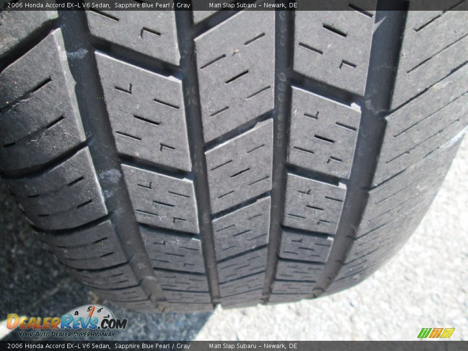 2006 Honda Accord EX-L V6 Sedan Sapphire Blue Pearl / Gray Photo #23