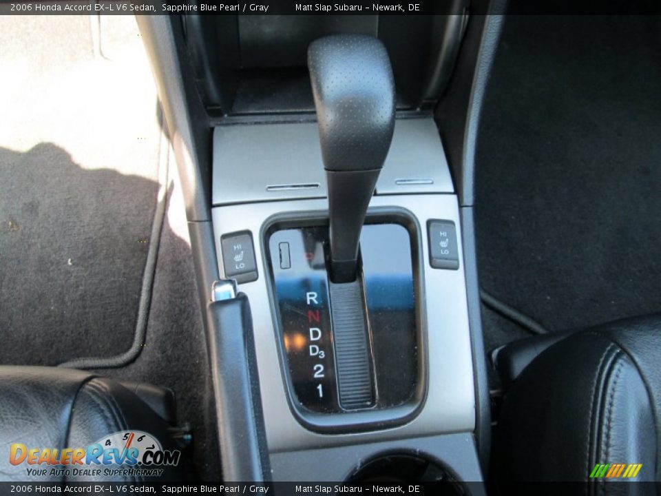 2006 Honda Accord EX-L V6 Sedan Sapphire Blue Pearl / Gray Photo #26