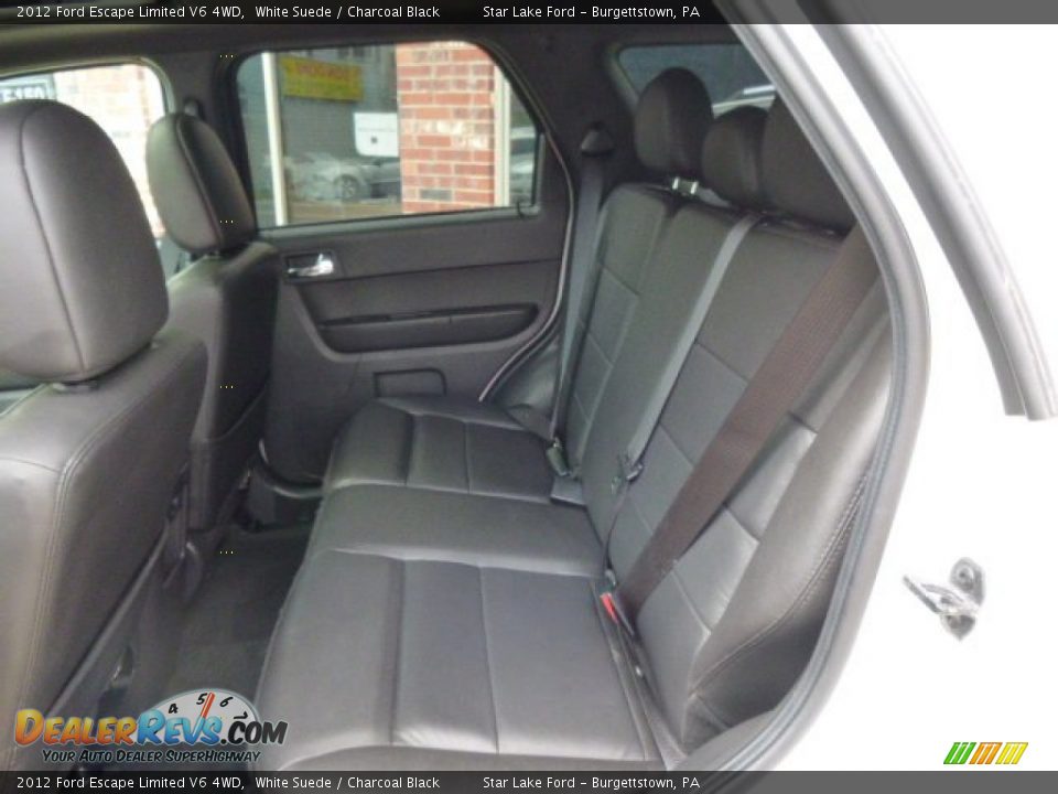 2012 Ford Escape Limited V6 4WD White Suede / Charcoal Black Photo #12