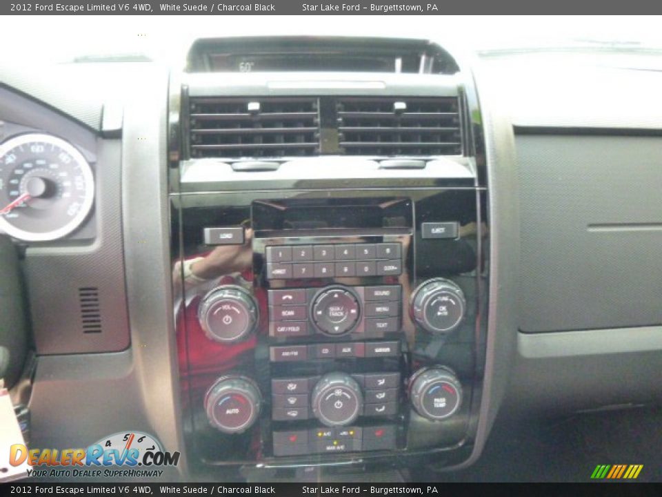 2012 Ford Escape Limited V6 4WD White Suede / Charcoal Black Photo #16