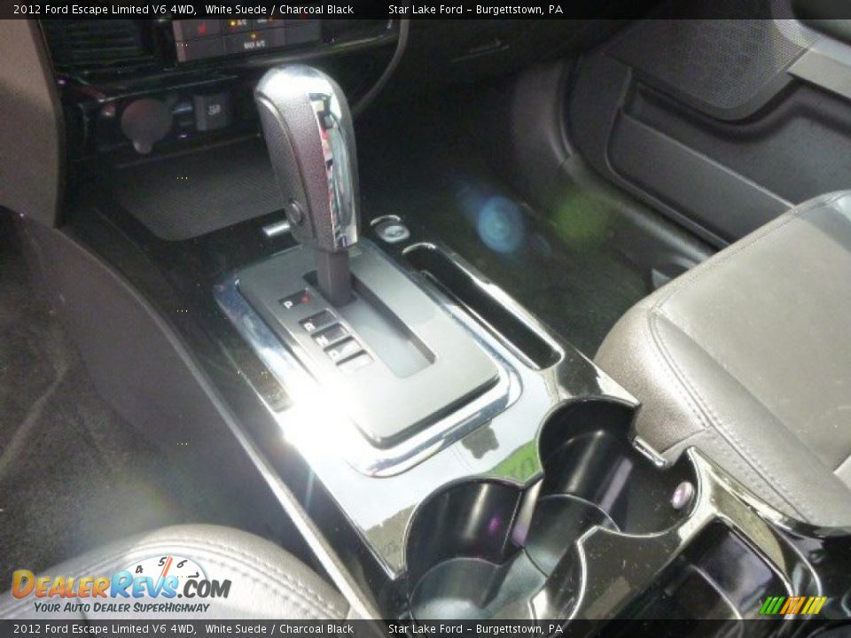 2012 Ford Escape Limited V6 4WD White Suede / Charcoal Black Photo #17