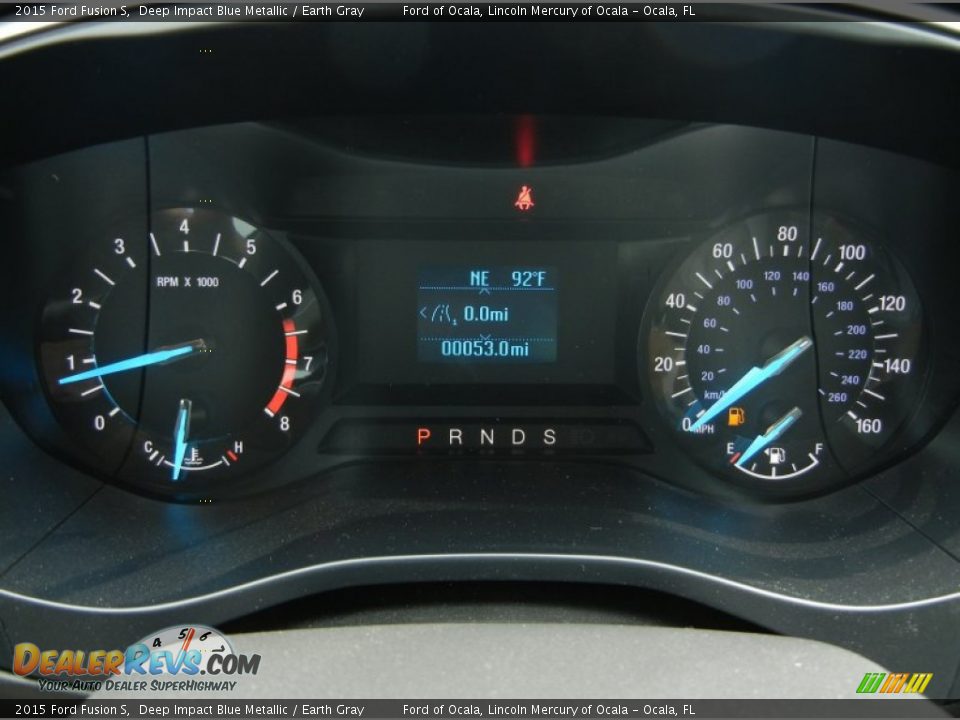 2015 Ford Fusion S Gauges Photo #9