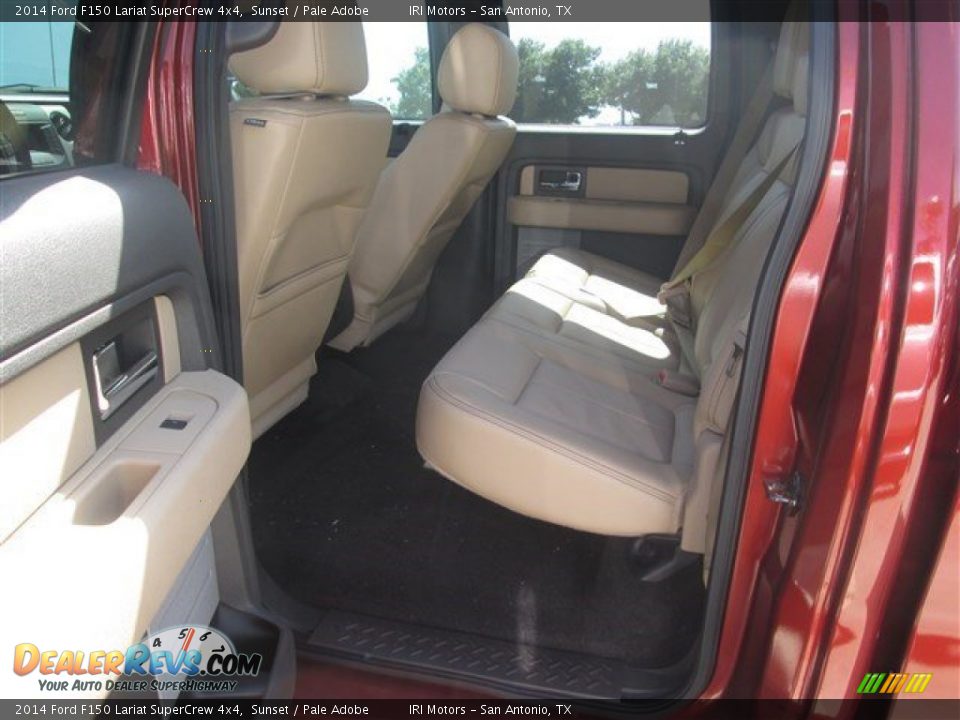 2014 Ford F150 Lariat SuperCrew 4x4 Sunset / Pale Adobe Photo #5