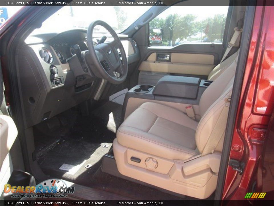 2014 Ford F150 Lariat SuperCrew 4x4 Sunset / Pale Adobe Photo #6