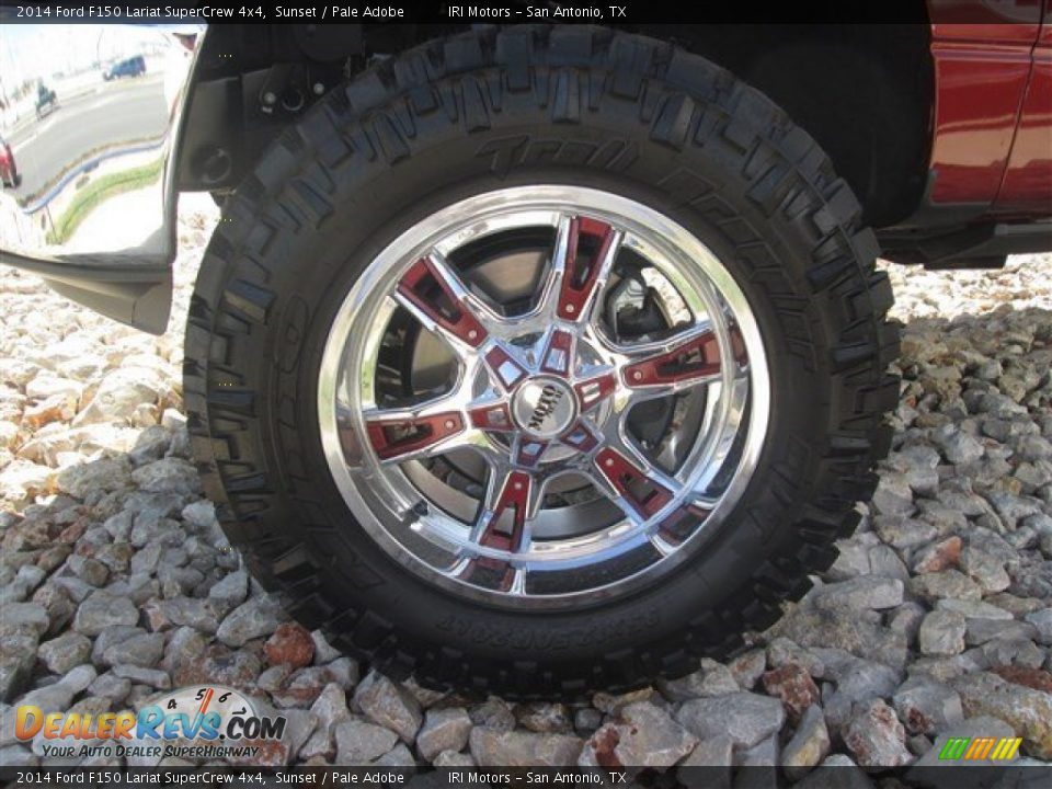 2014 Ford F150 Lariat SuperCrew 4x4 Sunset / Pale Adobe Photo #10