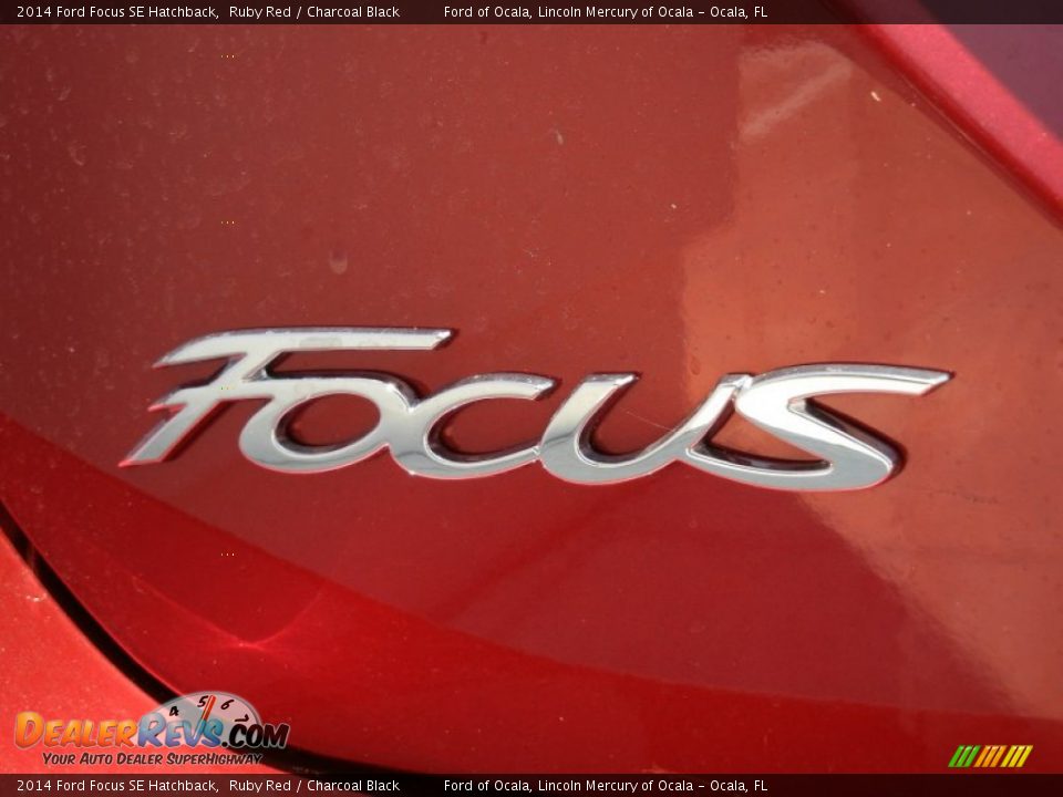 2014 Ford Focus SE Hatchback Ruby Red / Charcoal Black Photo #4