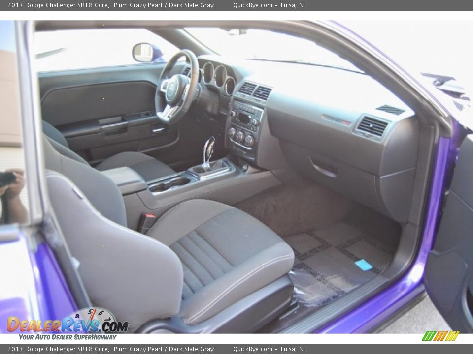 Dark Slate Gray Interior - 2013 Dodge Challenger SRT8 Core Photo #26