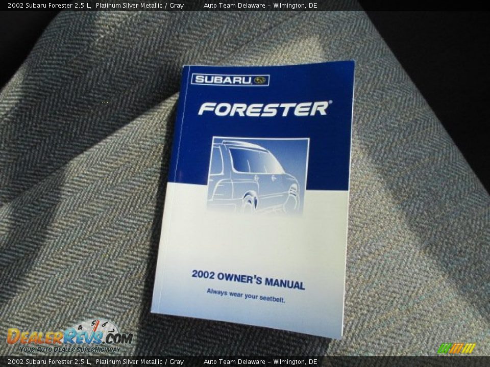 2002 Subaru Forester 2.5 L Platinum Silver Metallic / Gray Photo #34