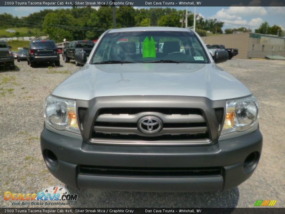 2009 Toyota Tacoma Regular Cab 4x4 Silver Streak Mica / Graphite Gray Photo #2