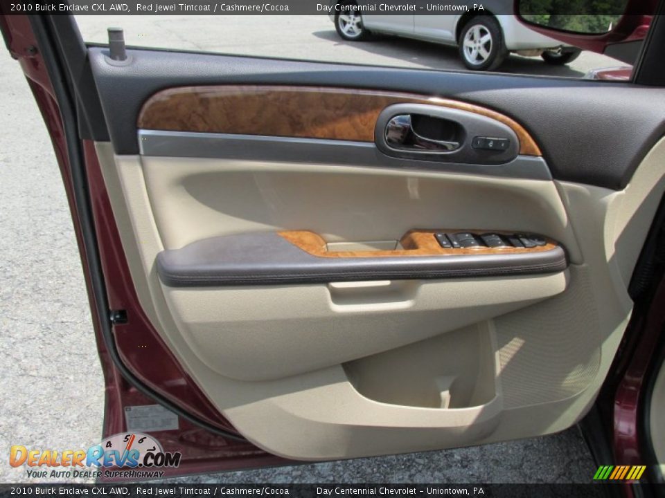 2010 Buick Enclave CXL AWD Red Jewel Tintcoat / Cashmere/Cocoa Photo #11