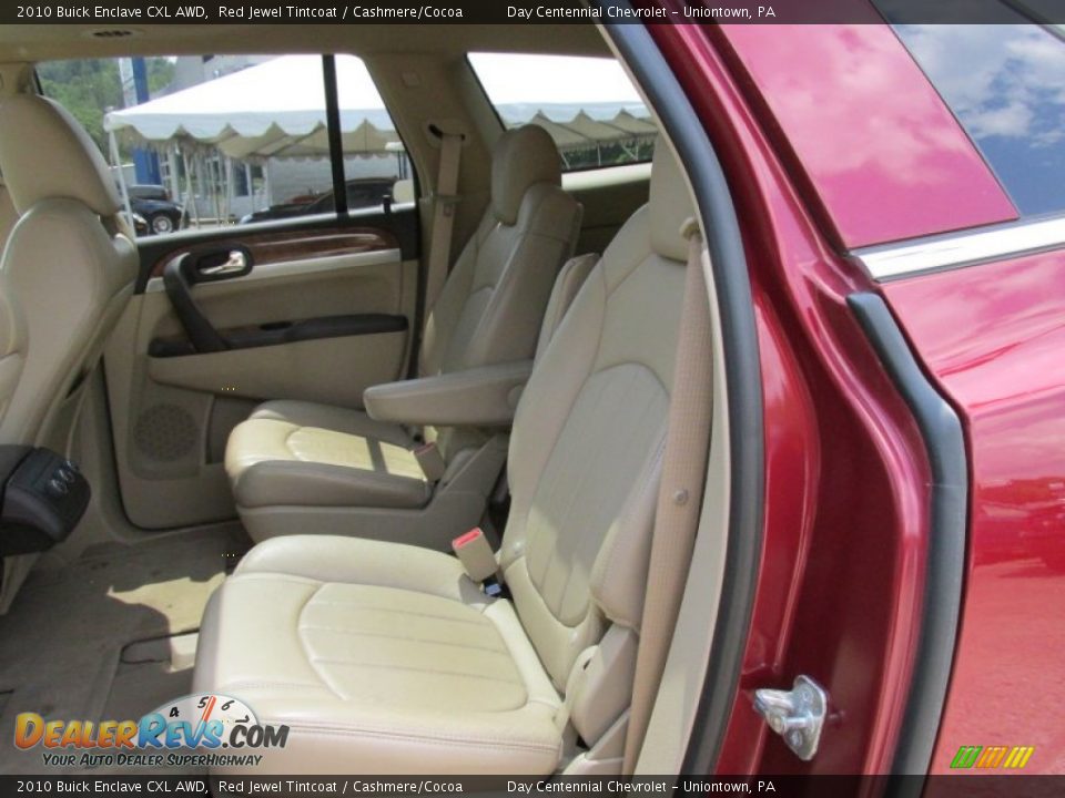 2010 Buick Enclave CXL AWD Red Jewel Tintcoat / Cashmere/Cocoa Photo #14