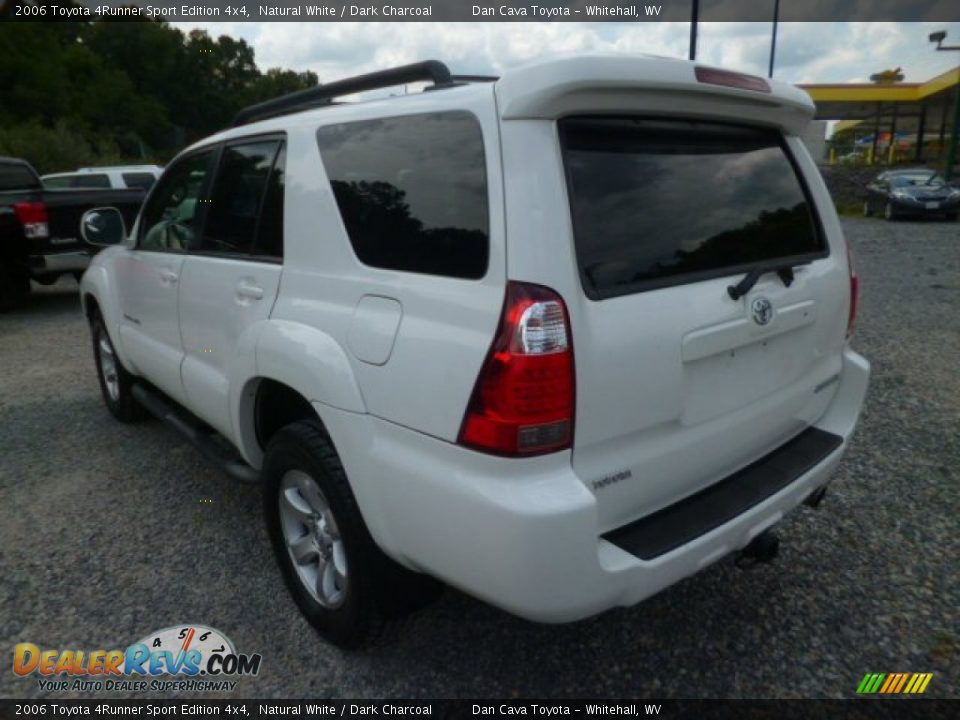 2006 Toyota 4Runner Sport Edition 4x4 Natural White / Dark Charcoal Photo #5